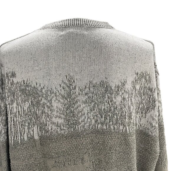 Pinnacle Vintage Golf Sweater XL Made USA 90s Knit Embroidered Scene Cottagecore - Picture 8 of 8